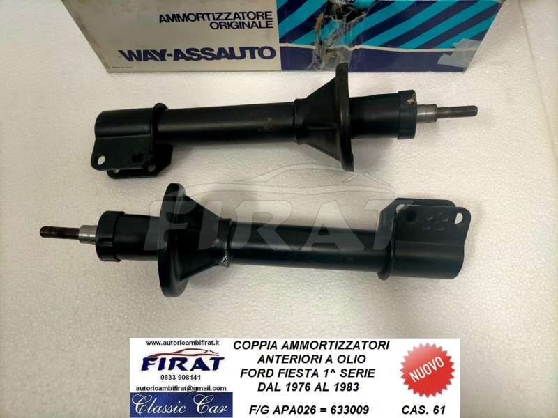 AMMORTIZZATORI FORD FIESTA 76 - 83 ANT. (APA026)
